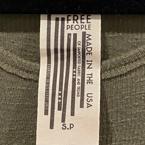 FREE PEOPLE Long Beach Mini Dress Olive Green - Picture 2 of 3